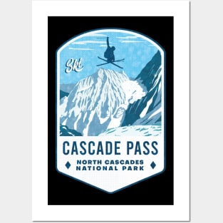 Ski Cascade Pass North Cascades National Park Posters and Art